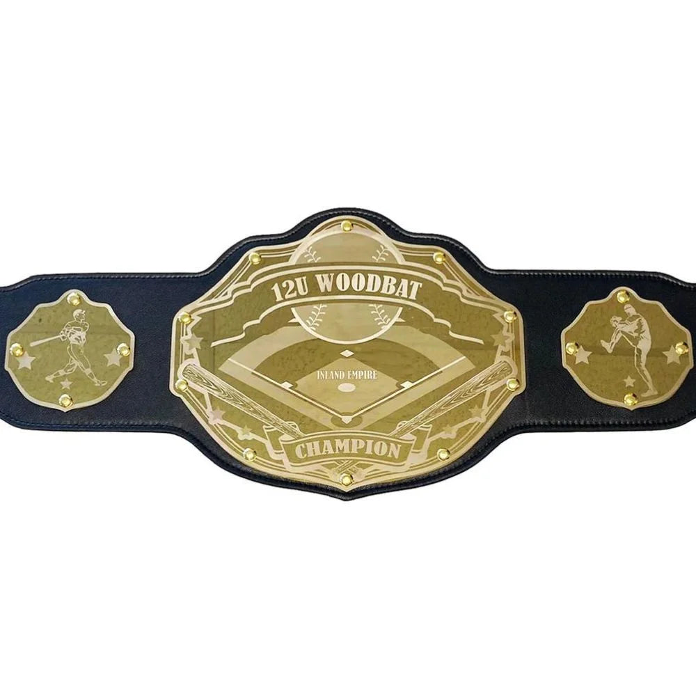 Custom Baseball Championship Belt – Premium Quality Award for Winners