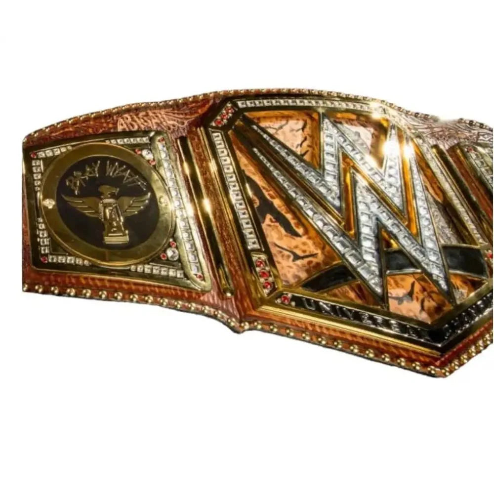 Bray Wyatt WWE Custom Championship Belt – Rose Gold Leather Strap