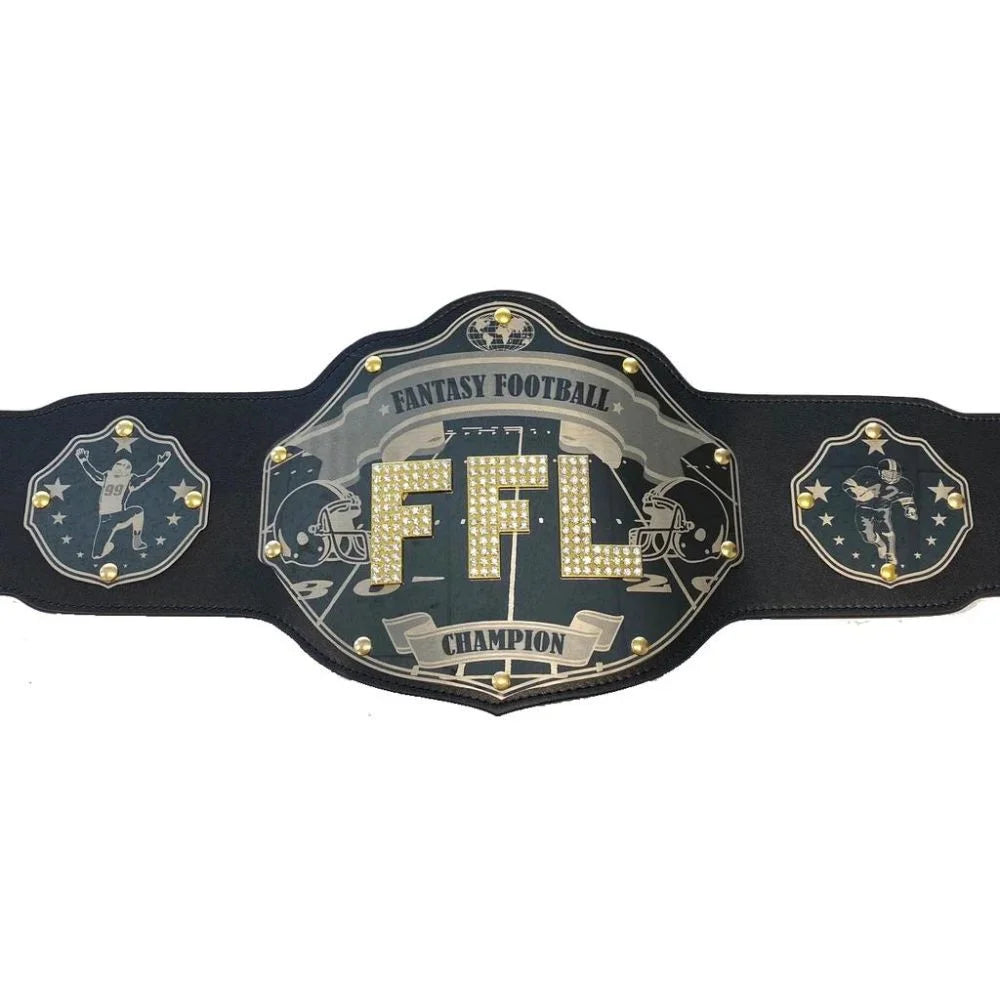 Custom Championship Belt for Fantasy Football - Perfect for Your League Winner