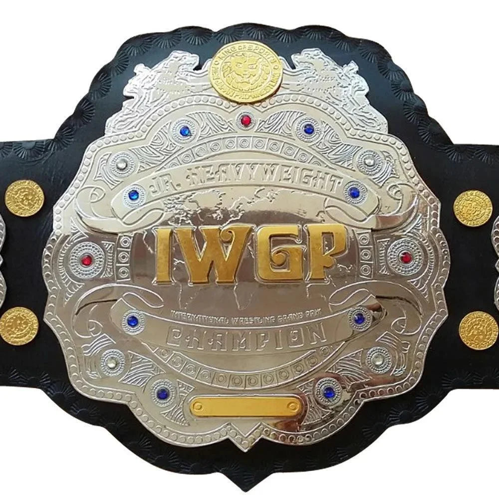 IWGP JR Global Heavyweight Championship Belt With Silver Plates