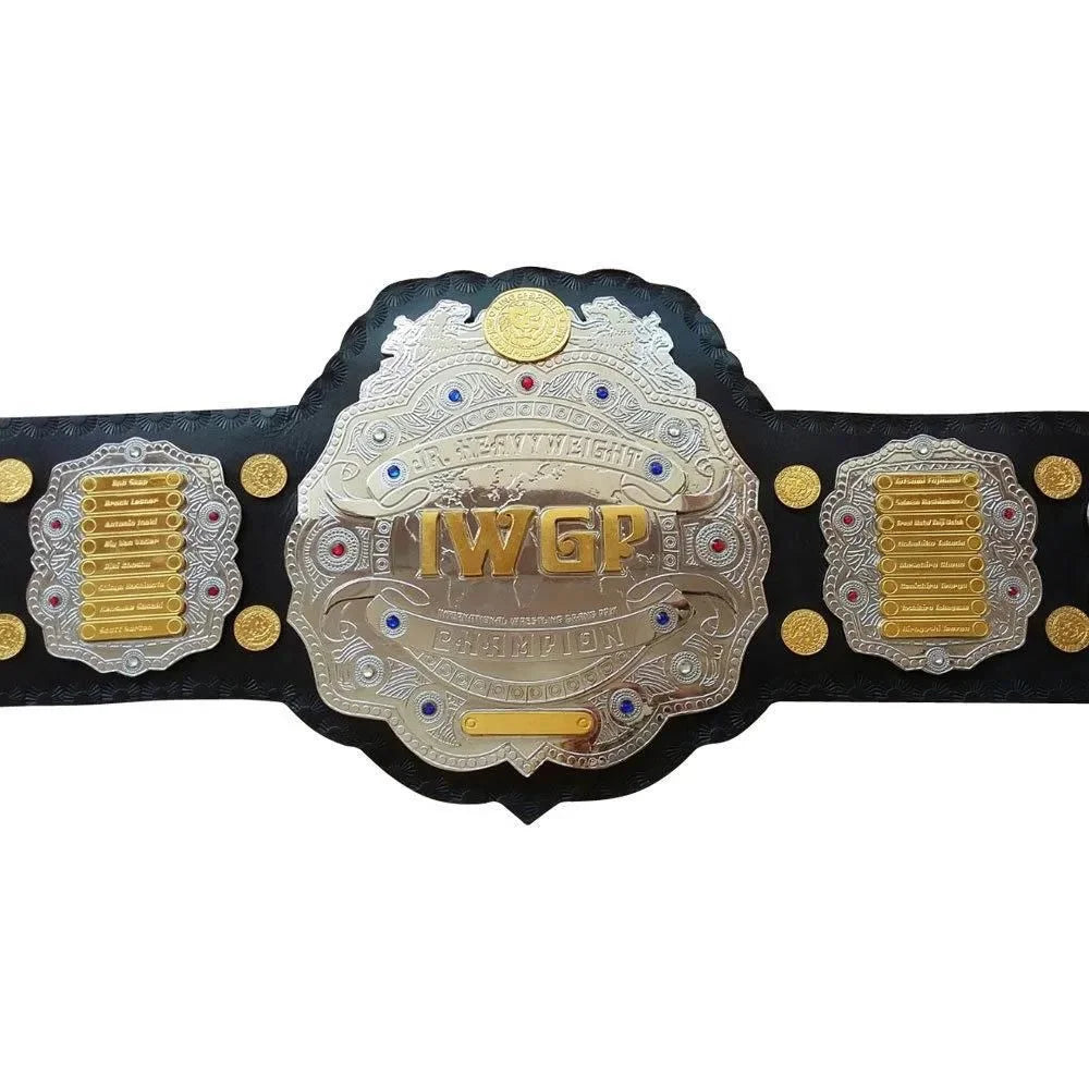 IWGP JR Global Heavyweight Championship Belt With Silver Plates