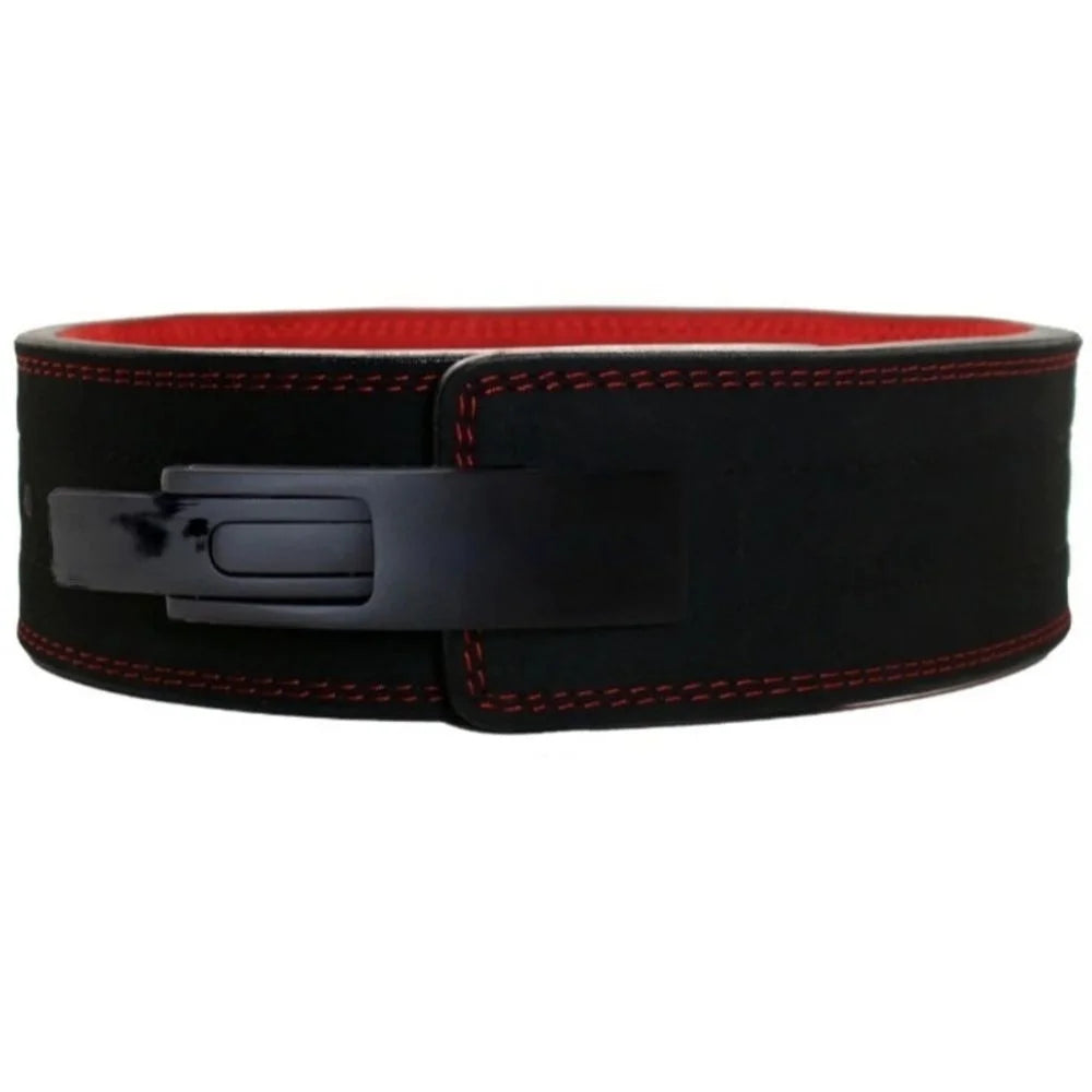 Leather Power Weight Lifting Lever Belt - Nubuck Leather