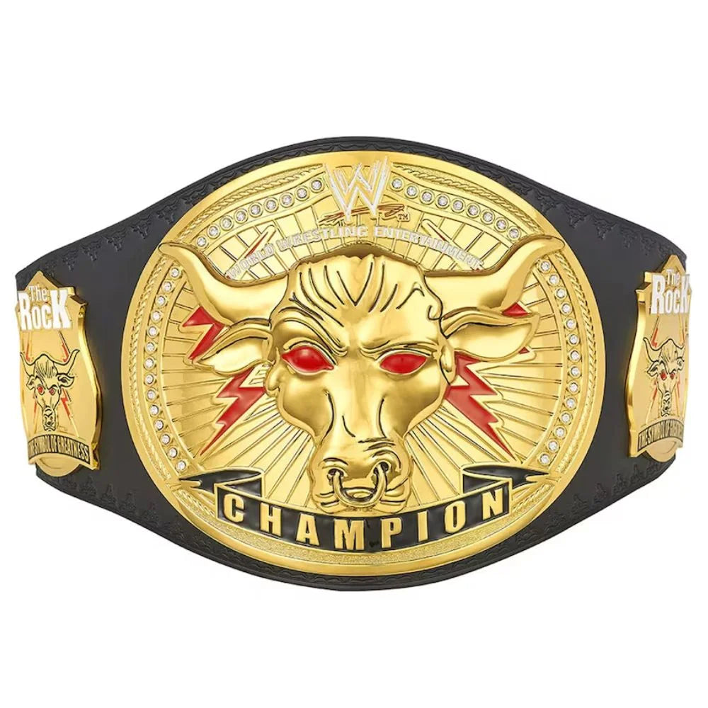 The Rock Brahma Bull Championship Title Belt