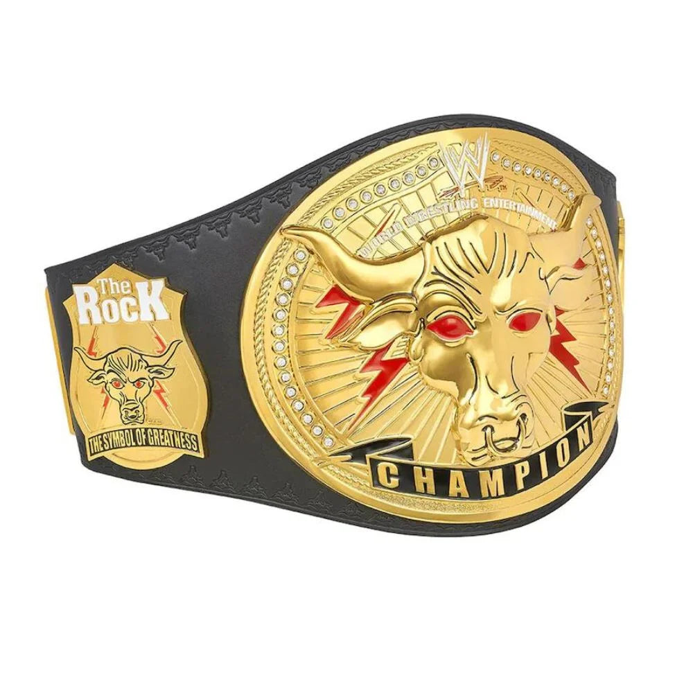 The Rock Brahma Bull Championship Title Belt