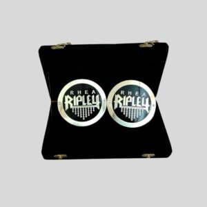 Rhea Ripley Side Plates – Custom Brass WWE Belt Panels