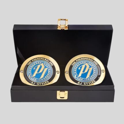 WWE AJ Styles Side Plates Championship Box Set