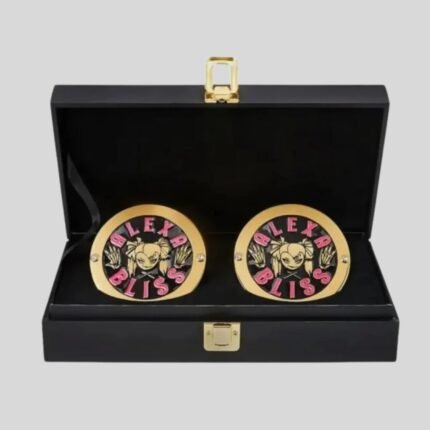 WWE Alexa Bliss Side Plates Championship Title Box Set